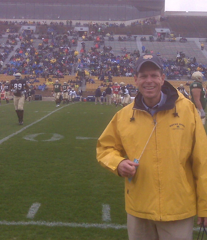 Reporting from the sidelines