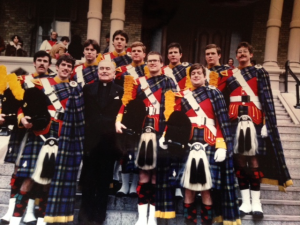 Fr. ted with Irish Guard