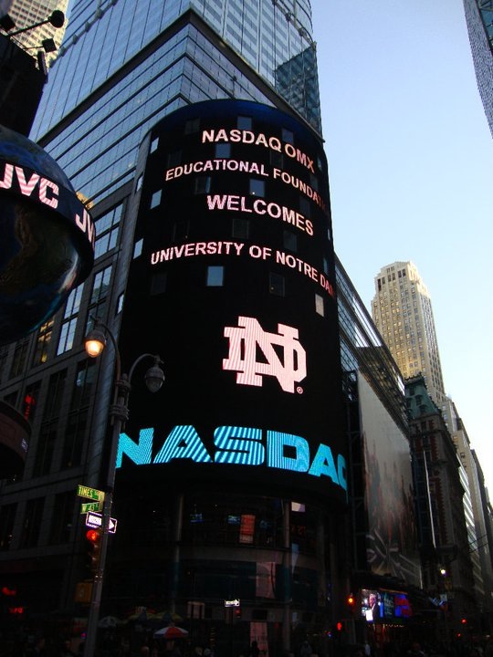 ND in Times Square